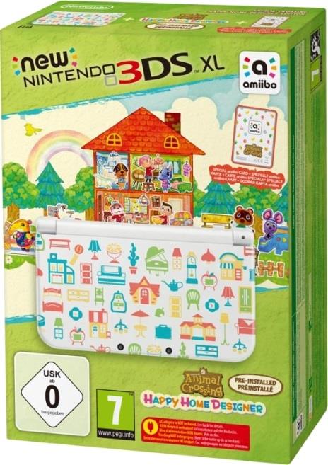 NINTENDO Nintendo 3DS console + Animal Crossing Happy Home Designer Edition bundle